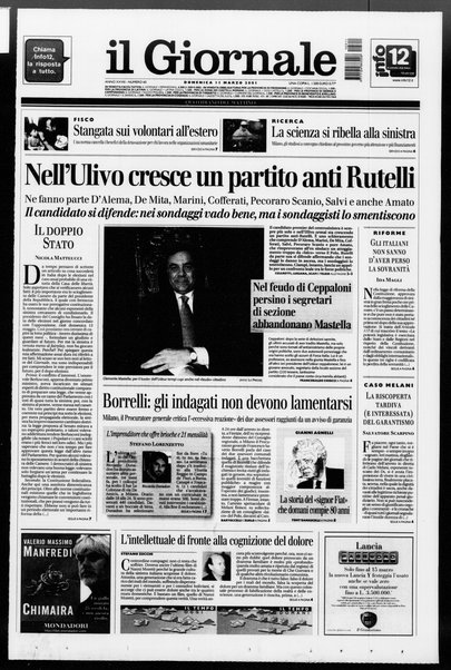 Il giornale : quotidiano del mattino